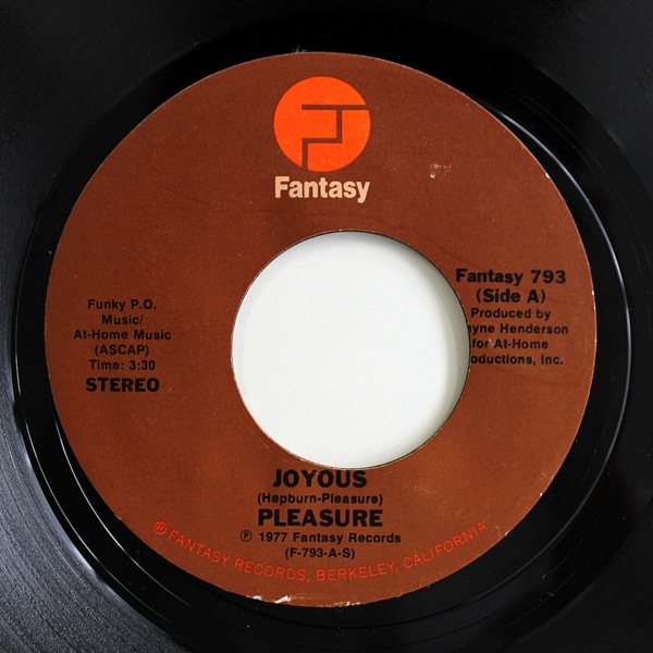 Pleasure - Joyous / Dance To The Music｜SOUL / FUNK,Disco/Modern