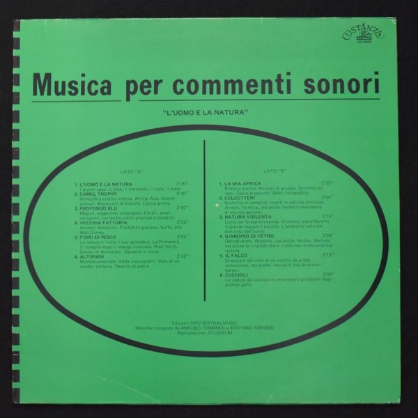 Amedeo Tommasi & Stefano Torossi - Musica Per Commenti Sonori - "L'Uomo E La Natura"
