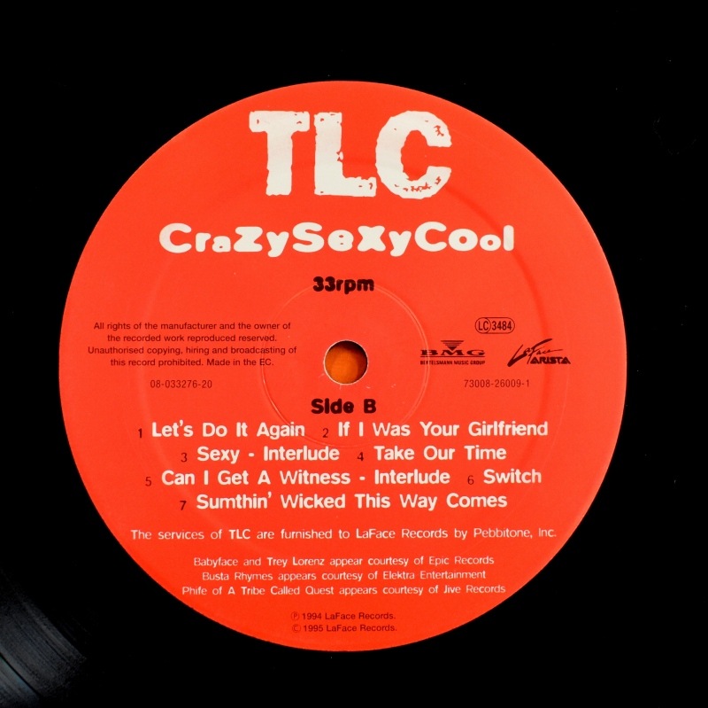 TLC - CrazySexyCool [LP]｜HIP HOP,DJ｜Paddy Field Records｜中古