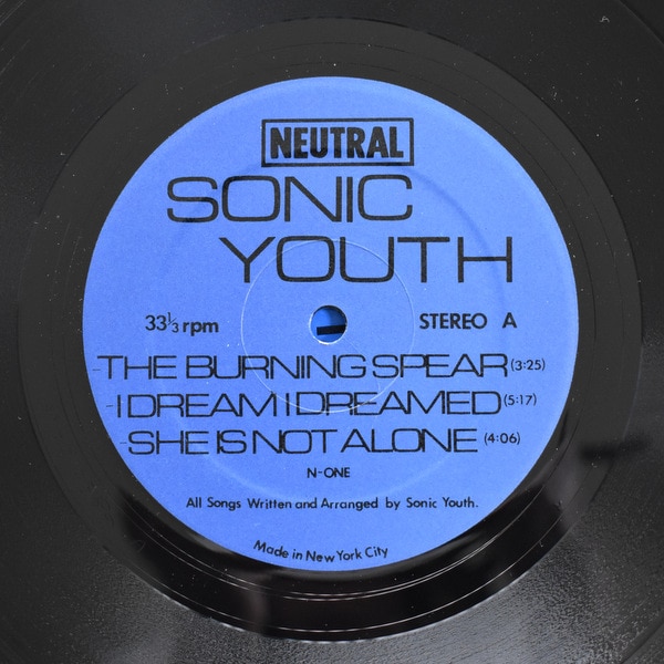 Sonic Youth 　レア　アナログ　レコード Sonic Youth レア アナログ レコード