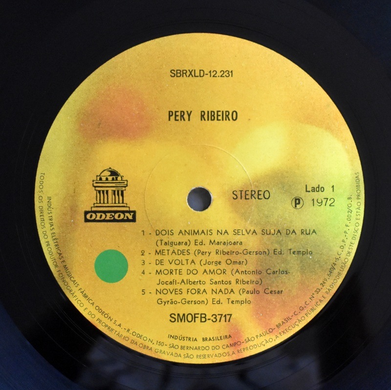 Pery Ribeiro - Pery Ribeiro    [LP]