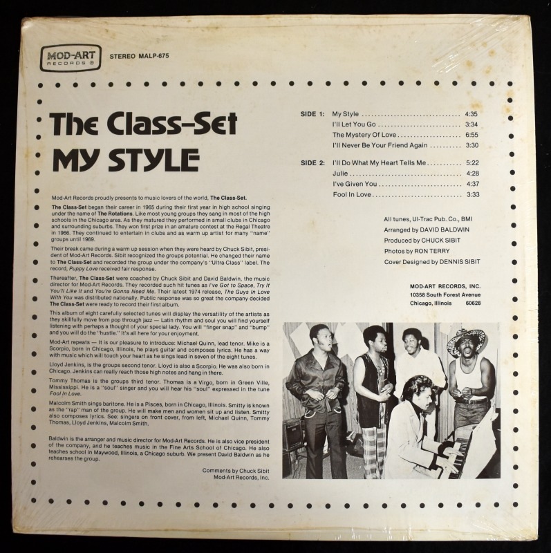 The Class-Set - My Style  [LP]