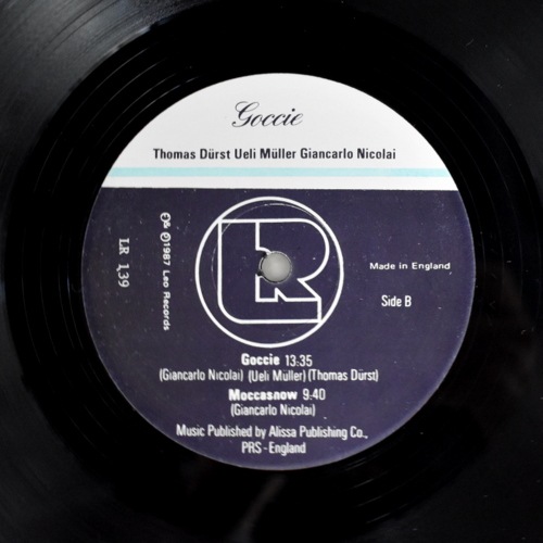 The Giancarlo Nicolai Trio - Goccie