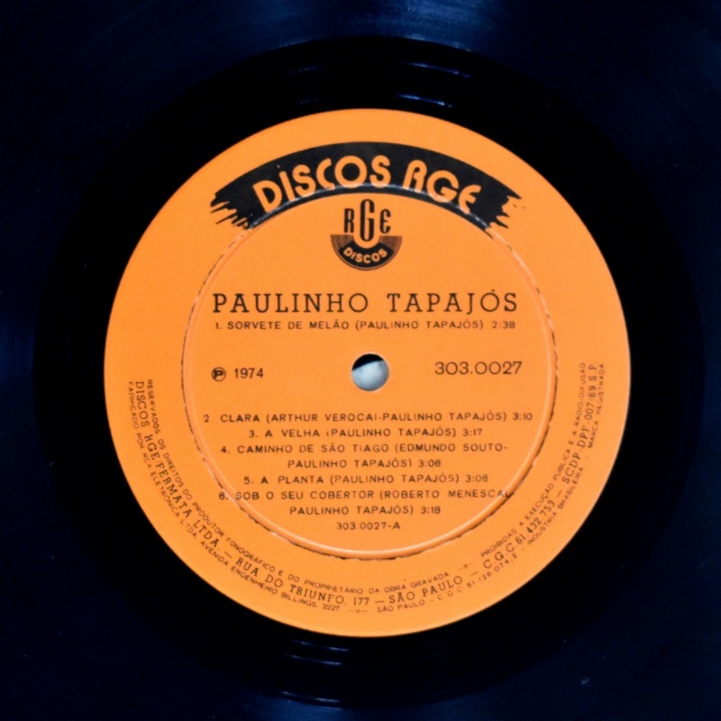 Paulinho Tapajos - Paulinho Tapajos  [LP]