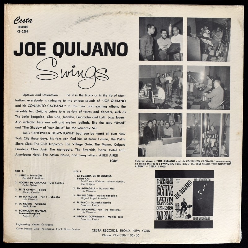 Joe Quijano - Swings Uptown And Downtown   [LP]