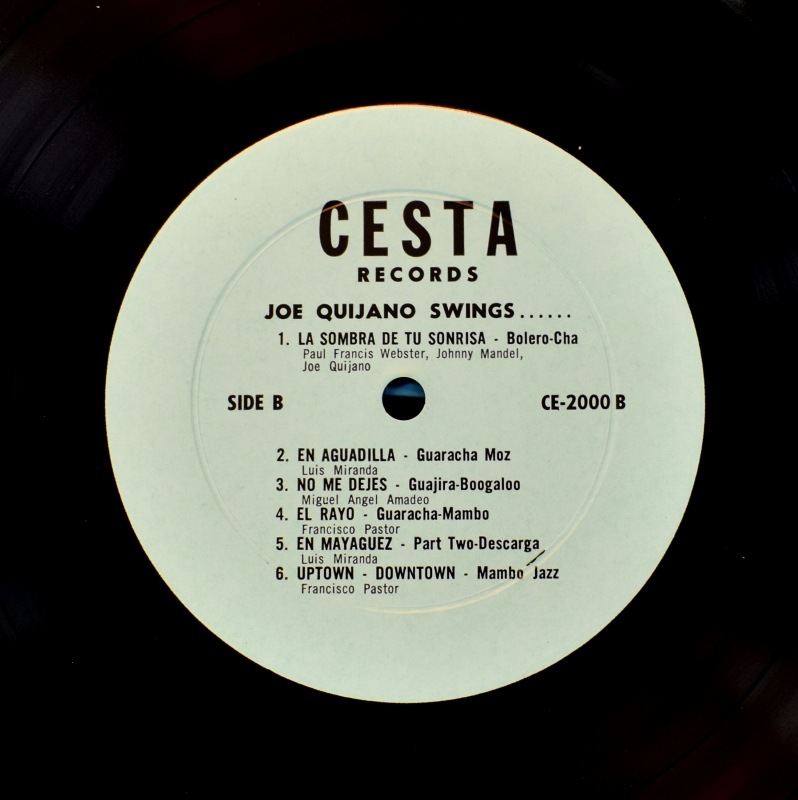 Joe Quijano - Swings Uptown And Downtown   [LP]