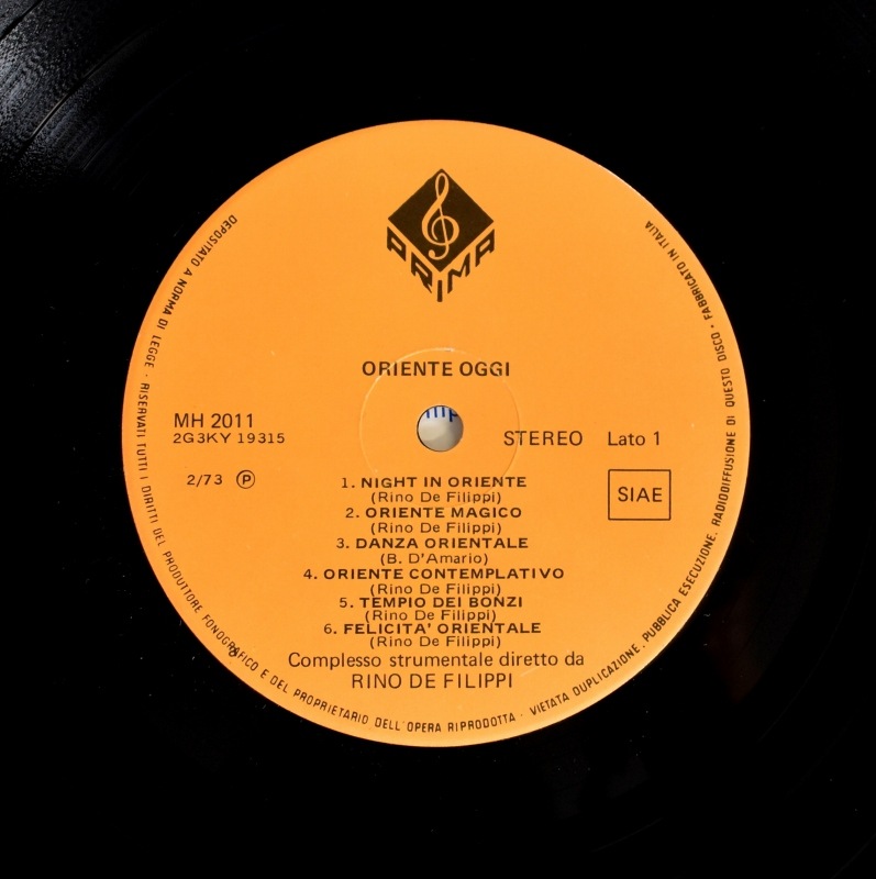 Rino De Filippi - Oriente Oggi   [LP] 73ǯ���ˡ����ꥸ�ʥ�