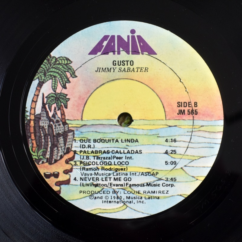 Jimmy Sabater - Gusto    [LP]