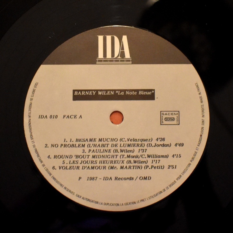 Barney Wilen - Note Bleue [LP]｜JAZZ,Euro Jazz｜Paddy Field