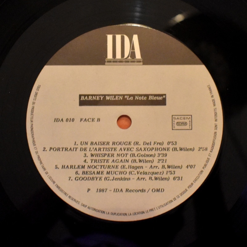 Barney Wilen - Note Bleue      [LP]