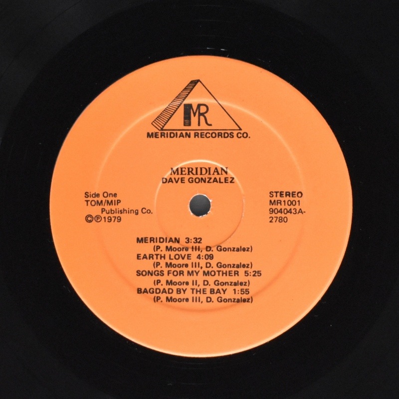 Dave Gonzalez - Meridian [LP]｜JAZZ,VOCAL｜Paddy Field Records｜中古アナログレコード ...