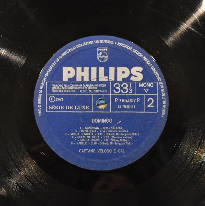 レコード Gal E Caetano Veloso / Domingo