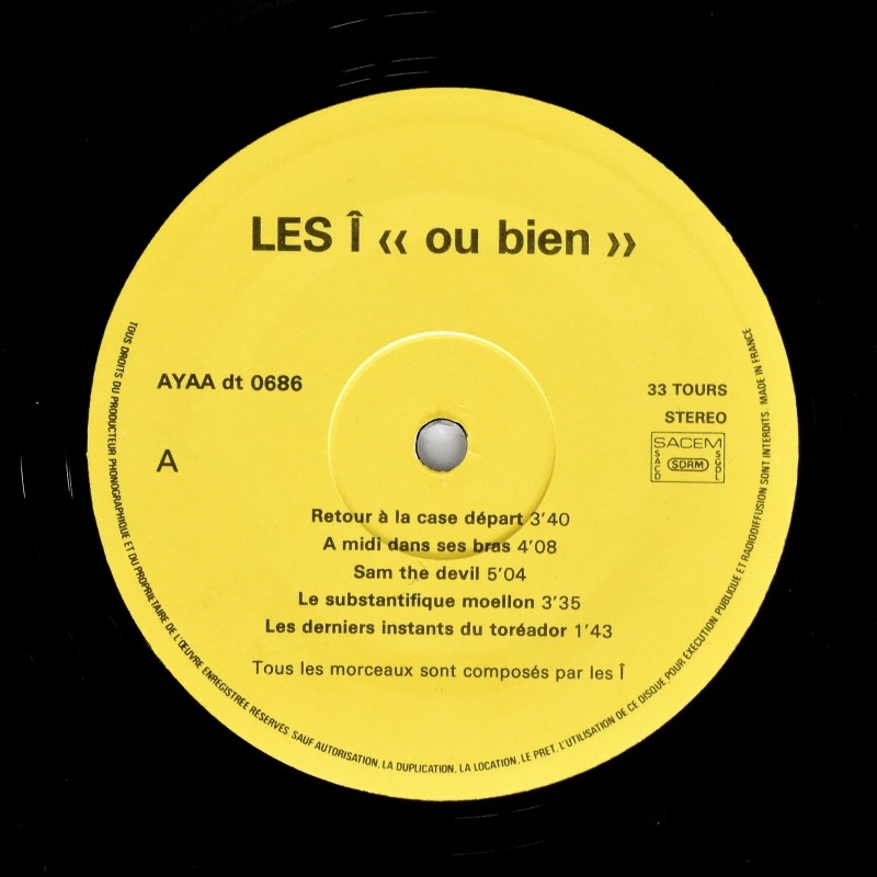 Les I - Ou Bien  [LP]
