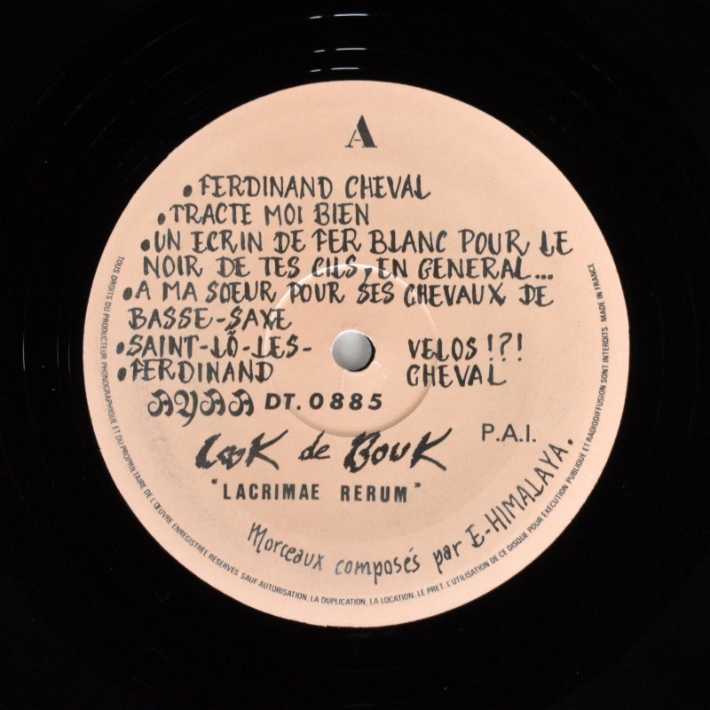 Look de Bouk - Lacrimae Rerum  [LP]