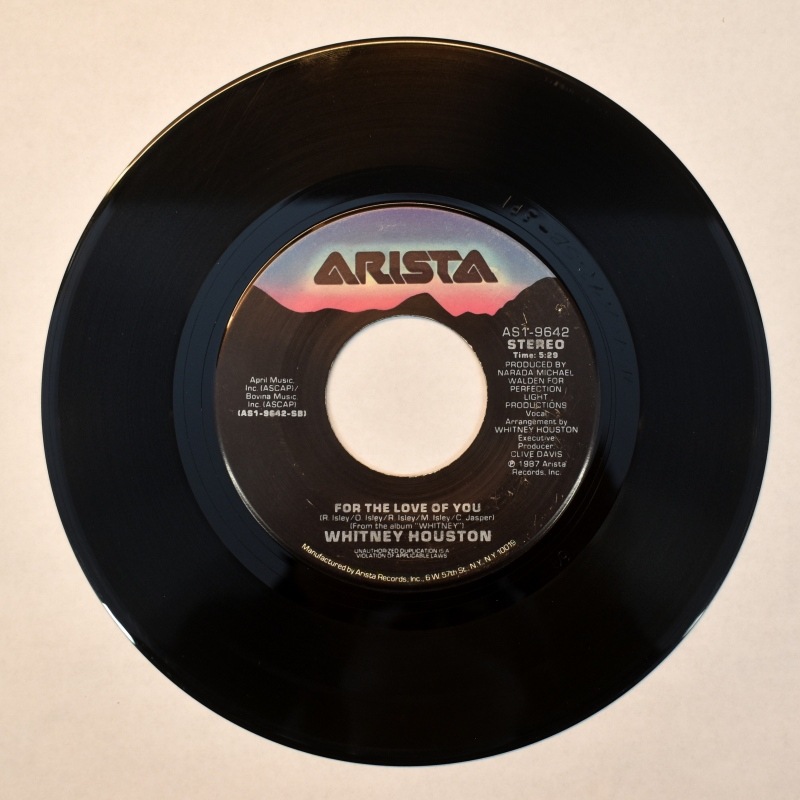 Whitney - So Emotional / For The Love Of You      [7inch]���������졼�����С�