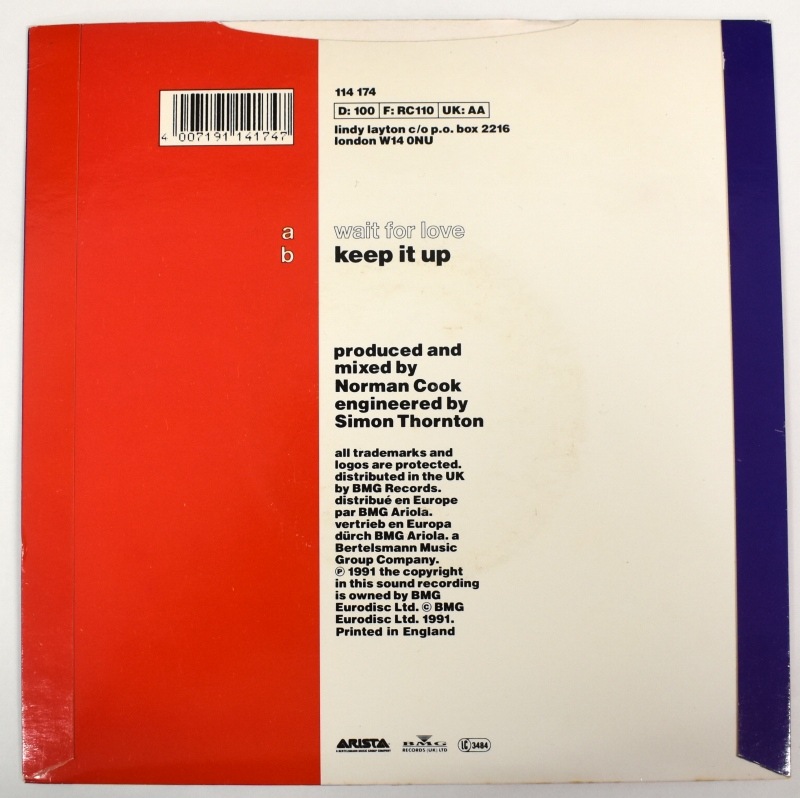 Lindy Layton - Wait For Love / Keep It Up   [7inch] Milton Wright ���С�