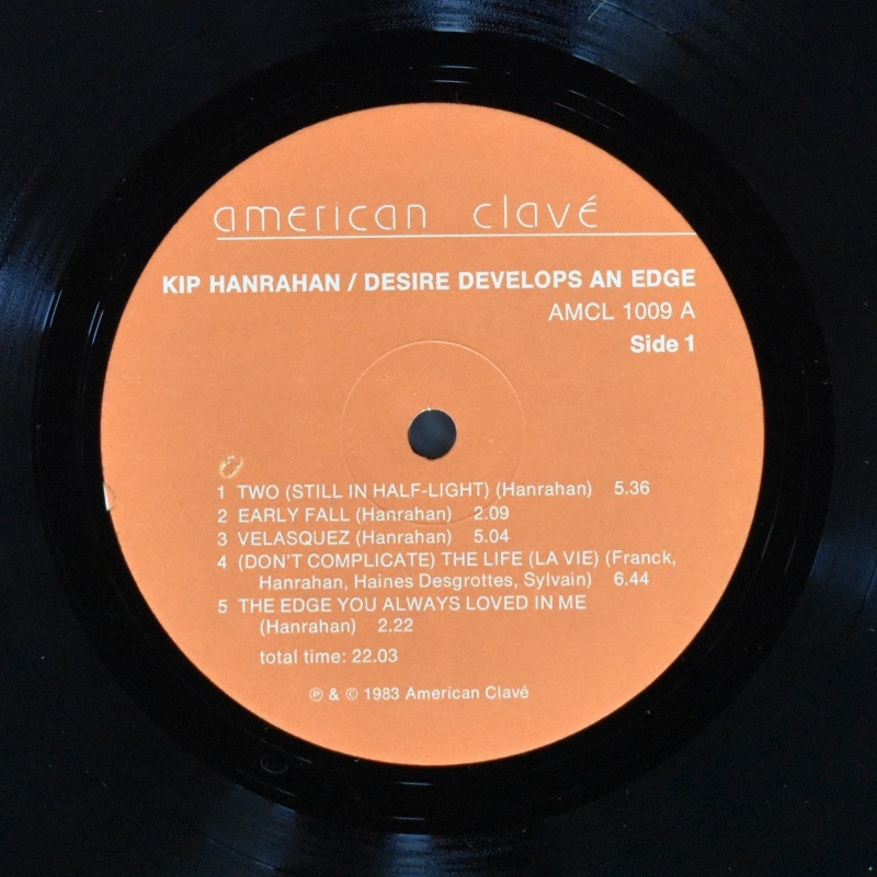 Kip Hanrahan - Desire Develops An Edge [2x LP]｜JAZZ,JAZZ ROCK / FUSION ...