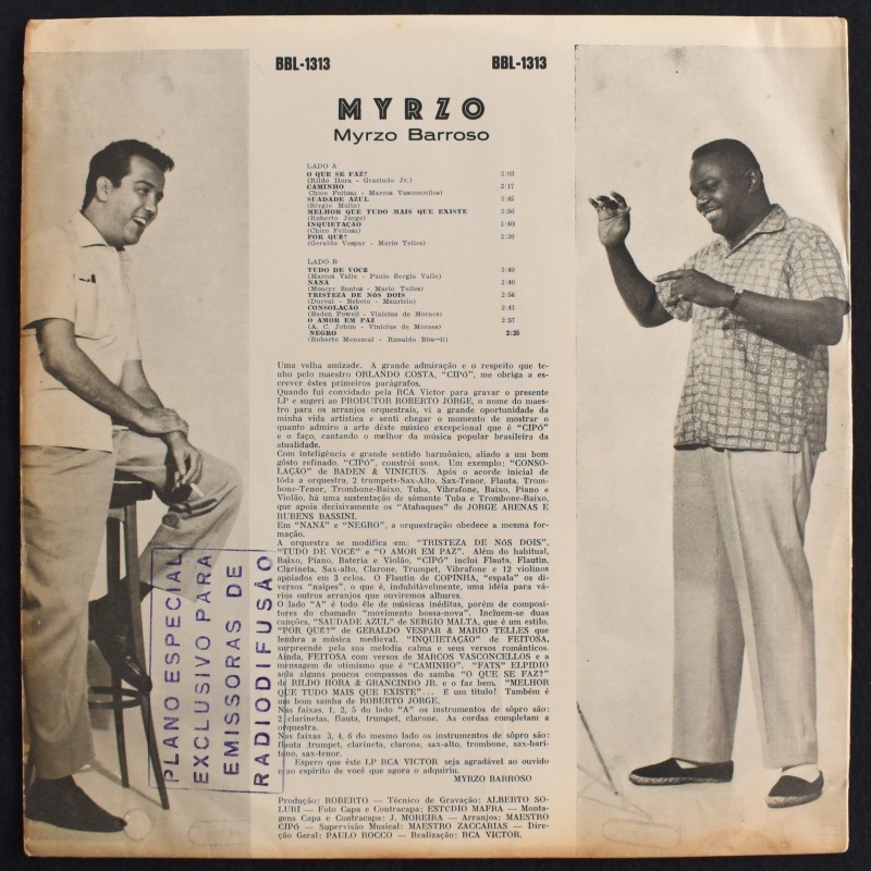 Myrzo Barroso - Mirzo  [LP]