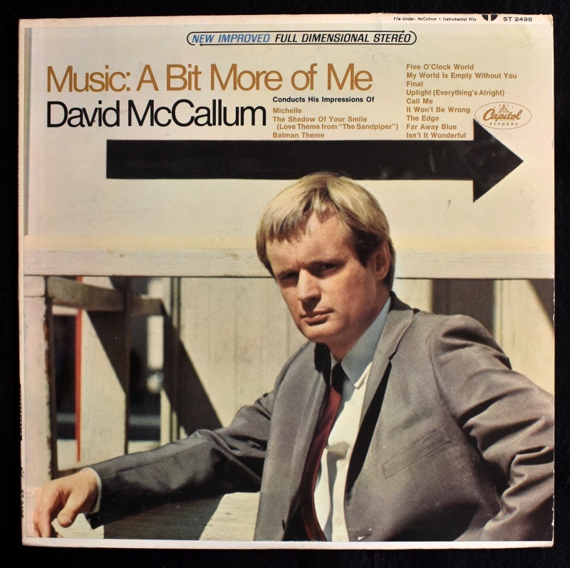 David McCallum - Music: A Bit More Of Me     [LP]