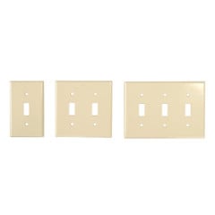 TOGGLE SWITCH PLATE-IVORY