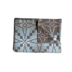 MELIN TREGWYNT BLANKET  -VINTAGE STAR Natural Blue