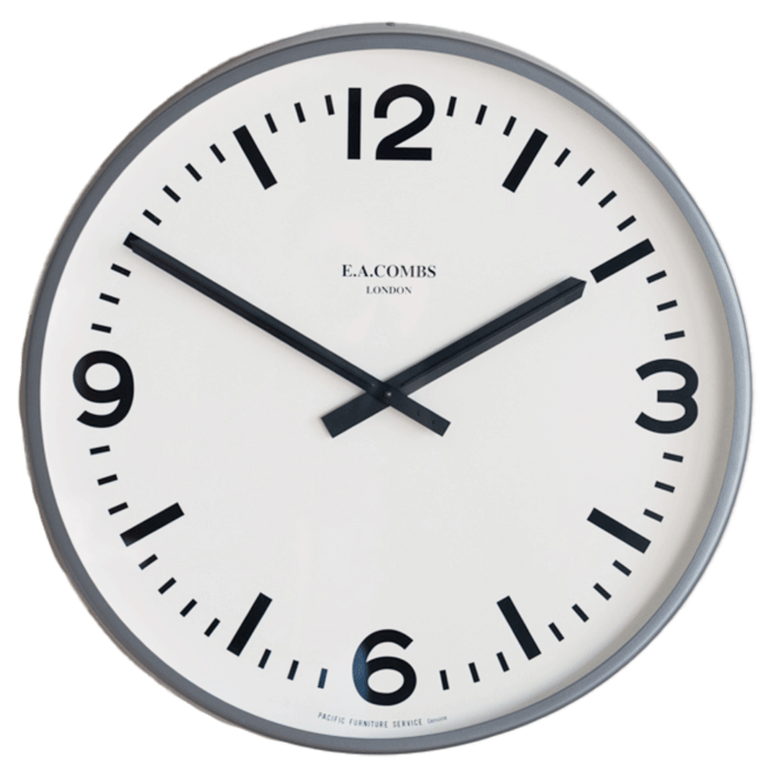 E.A. COMBS WALL CLOCK - COMBINATION (L) φ630 | Home accessory