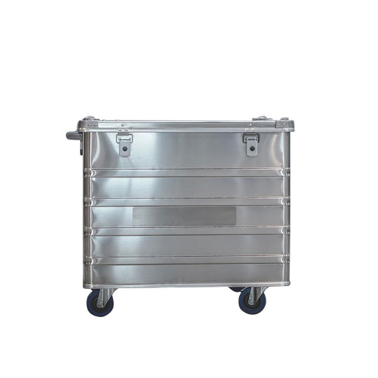 ALPOS ALUMINUM CONTAINER / with Stacking Corner - XL with 