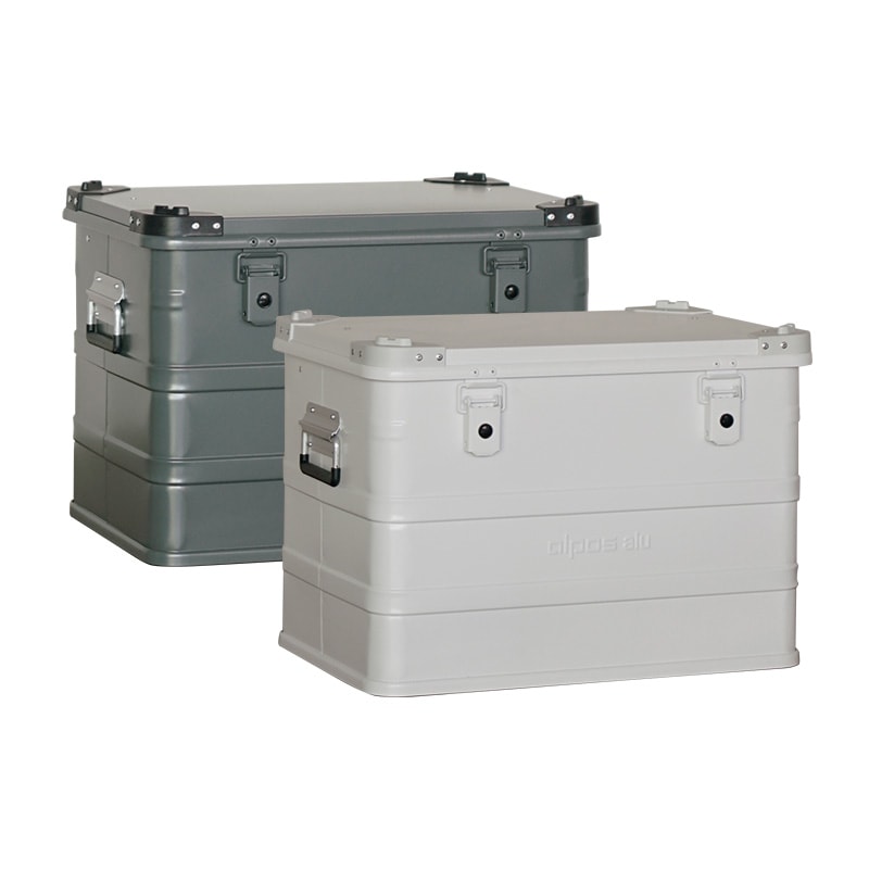 ALPOS ALUMINUM CONTAINER / with Stacking Corner - M (73L ALPOS ALUMINUM CONTAINER / with Stacking Corner - M (73L