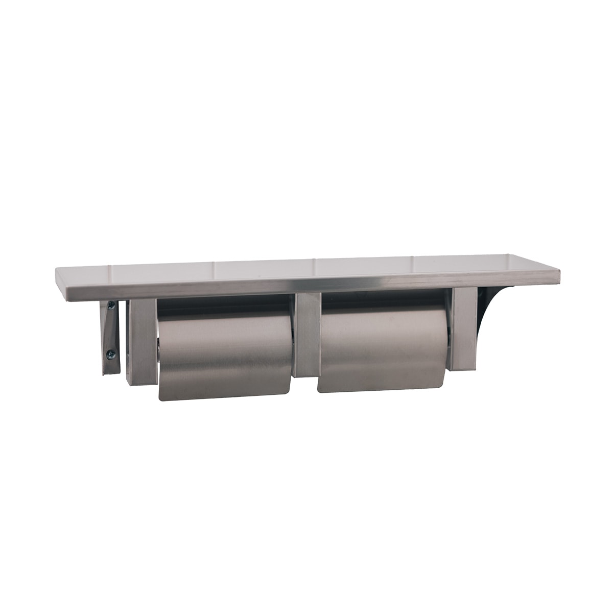DOUBLE TOILET PAPER HOLDER with SHELF | Hardware＆Outdoor
