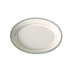 GREEN BAND - OVAL PLATE