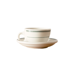 GREEN BAND - OVIDE CUP, SAUCER