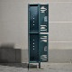 18" LYON RECESSED HANDLE LOCKER - 2TIER