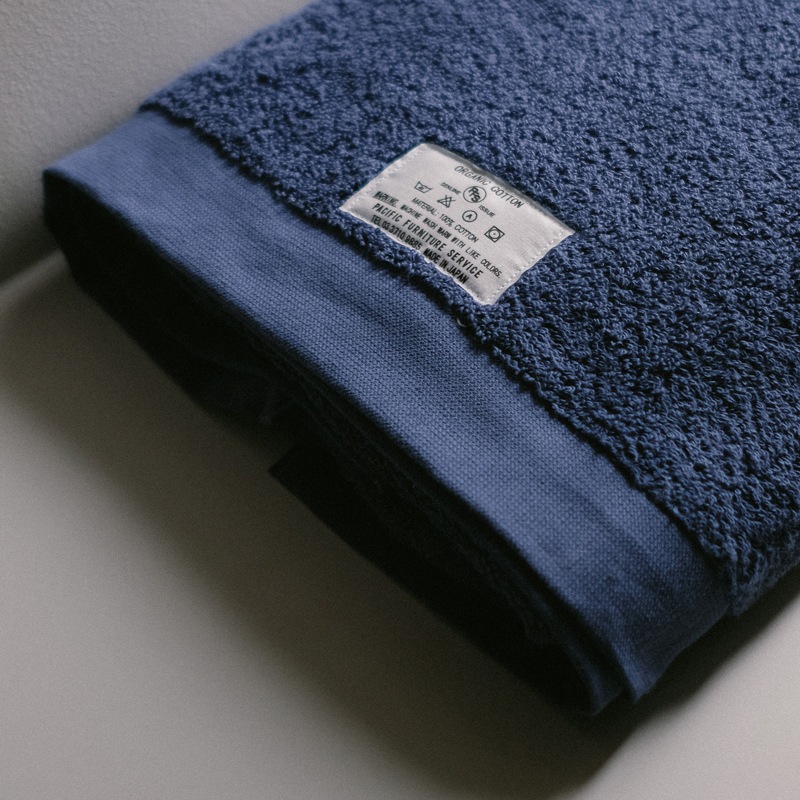 ORGANIC COTTON TOWEL  blue