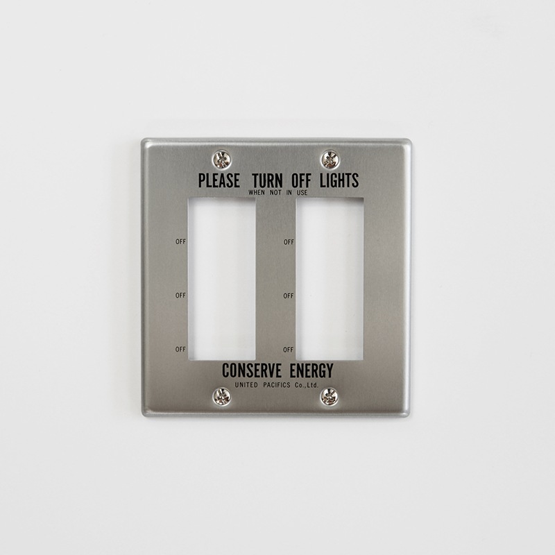 SWITCH PLATE -ALUMI