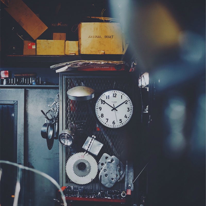 E.A.COMBS WALL CLOCK, Arabic- A (S) 315 Black