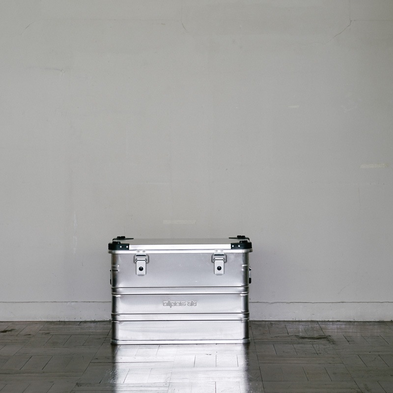ALPOS ALUMINUM CONTAINER / with Stacking Corner - M (73L