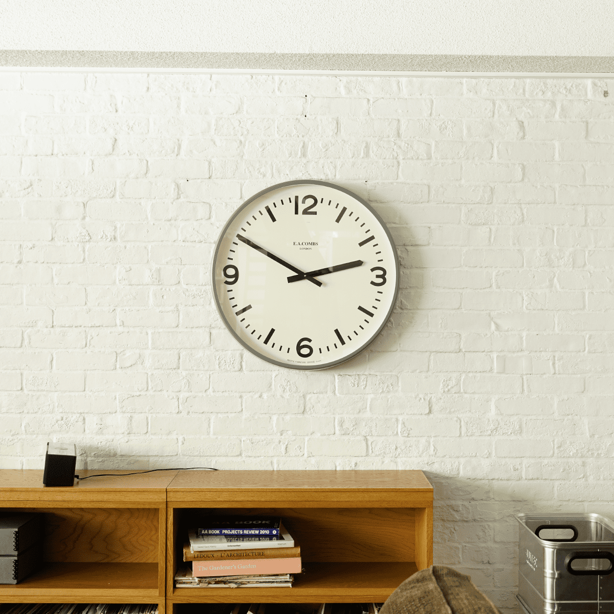 汚れあり】E.A. COMBS WALL CLOCK - COMBINATION (L) φ630 | Special