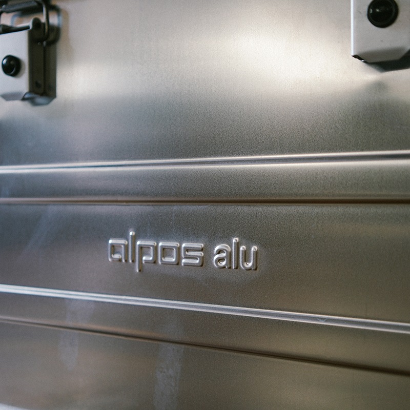 ALPOS ALUMINUM CONTAINER / with Lid - S��47L��