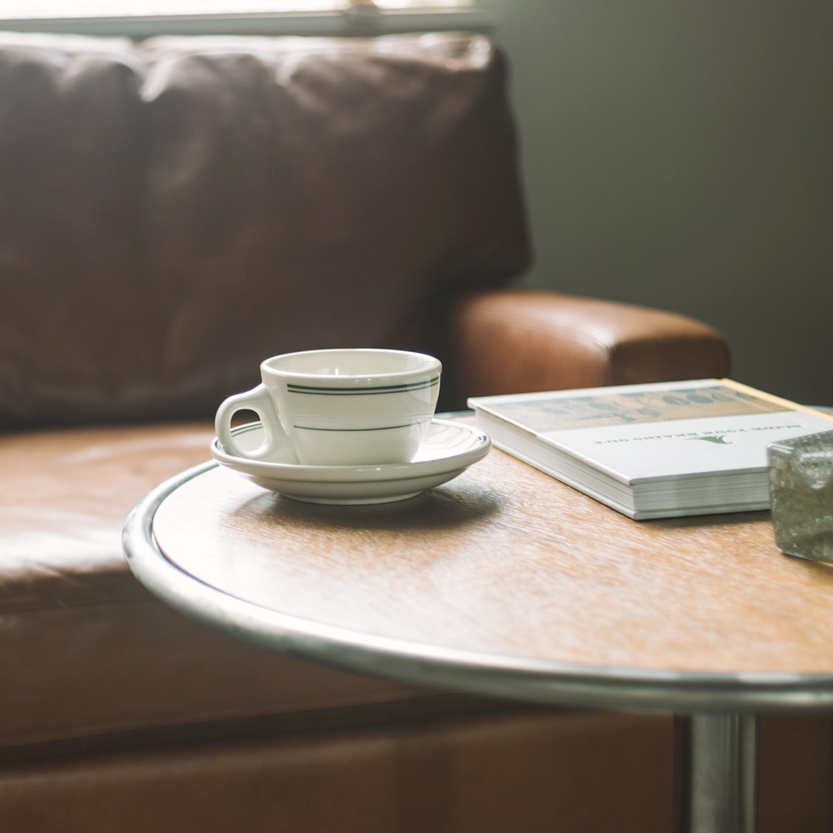 GREEN BAND - OVIDE CUP, SAUCER