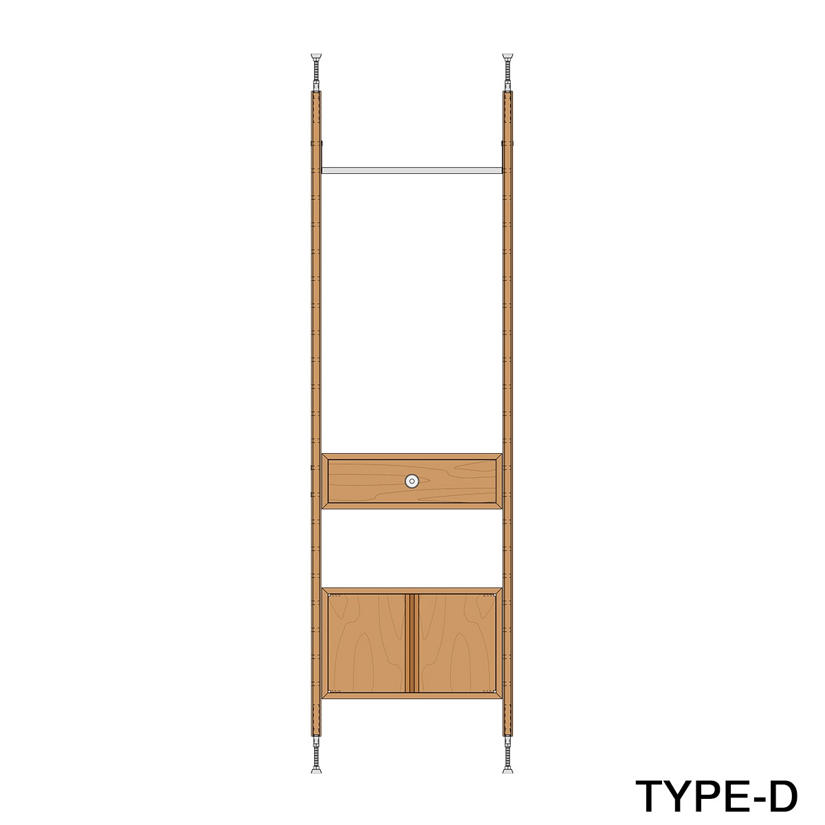 SYSTEM WALL SHELF  1 SPAN
