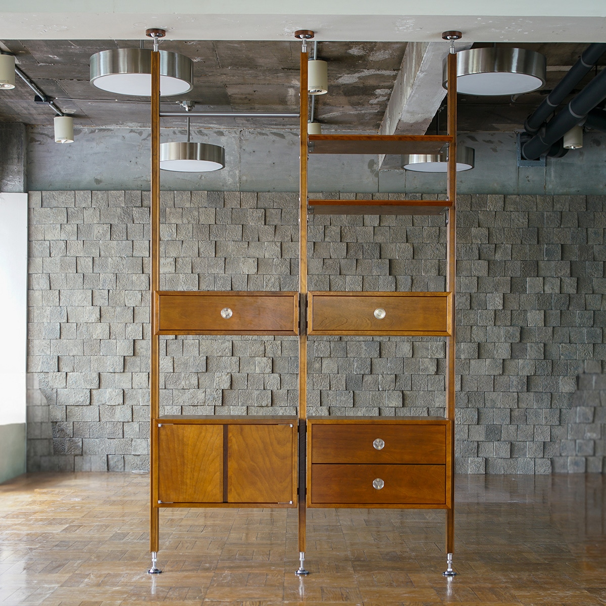 SYSTEM WALL SHELF  2 SPAN