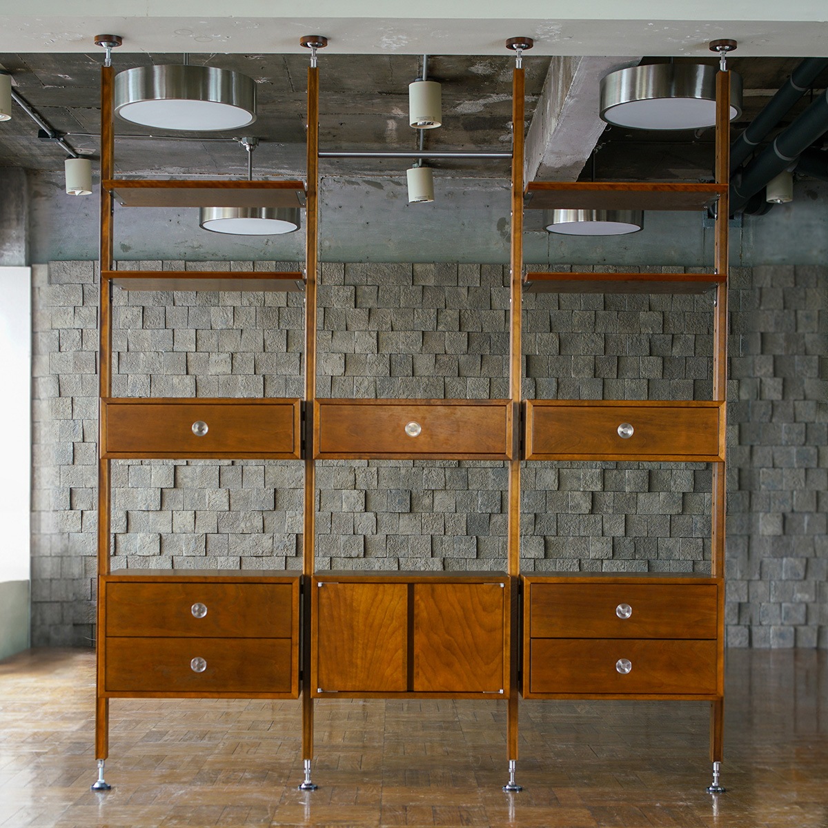 SYSTEM WALL SHELF  3 SPAN