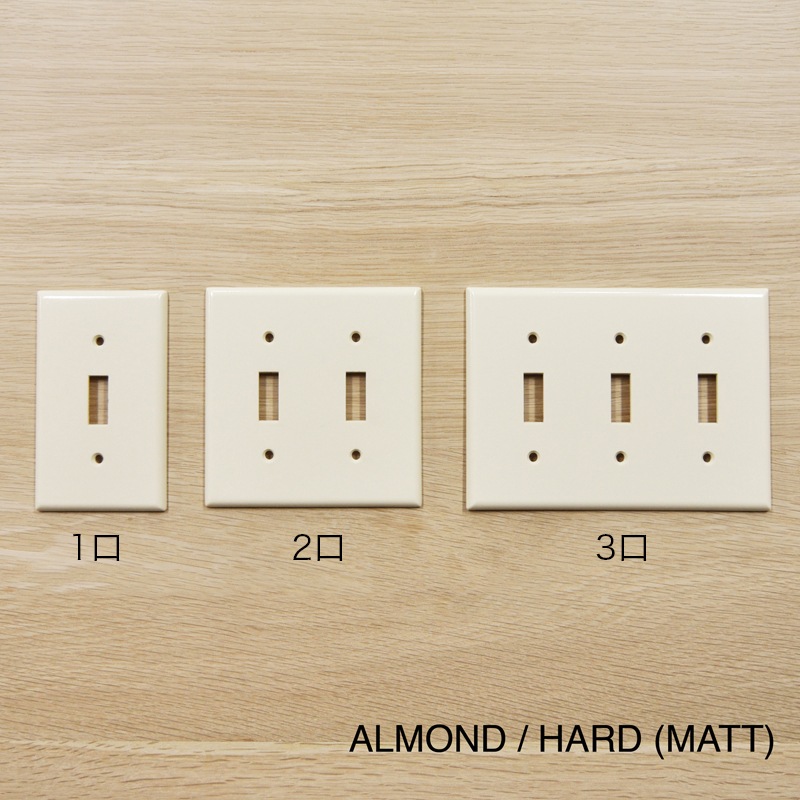 TOGGLE SWITCH PLATE��-��ALMOND