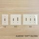 TOGGLE SWITCH PLATE��-��ALMOND