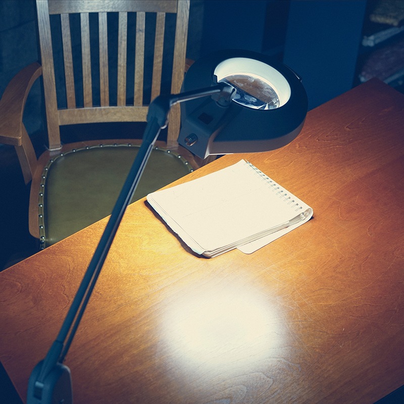 DAZOR 1409 LED CLAMP MOUNT MAGNIFIER