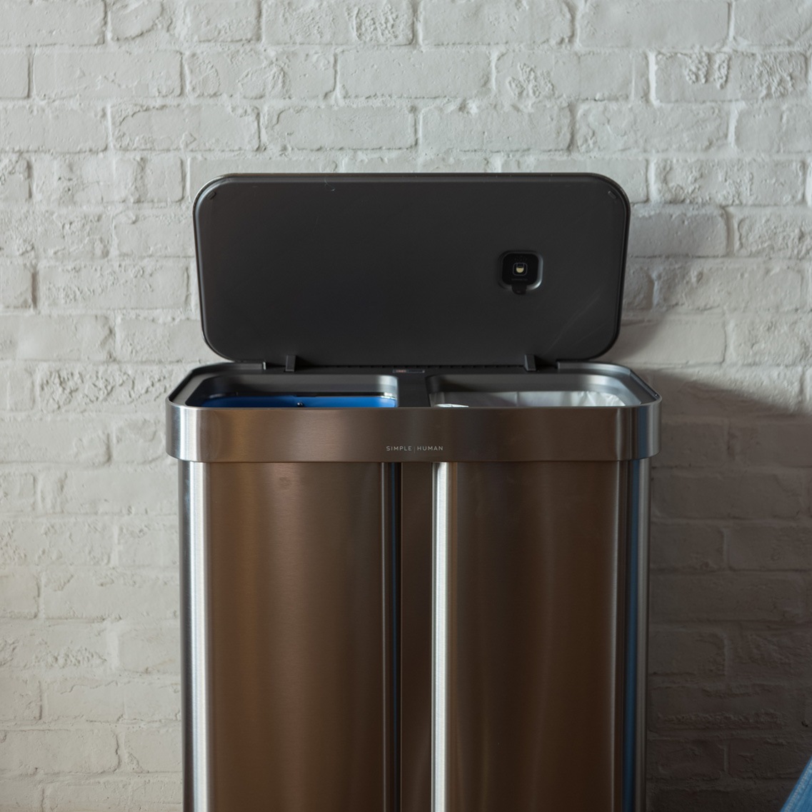 RECYCLER RECTANGULAR STEP CAN 58L