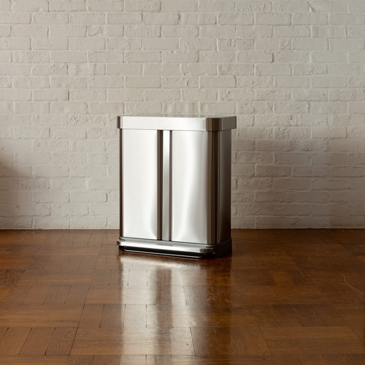 RECYCLER RECTANGULAR STEP CAN 58L