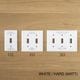 SAVE ENERGY   TOGGLE SWITCH PLATE - WHITE