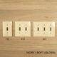 SAVE ENERGY   TOGGLE SWITCH PLATE - IVORY