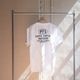 P.F.S. ORIGINAL T SHIRTS 2026 - PARTS CENTER��WHITE/BLACK��